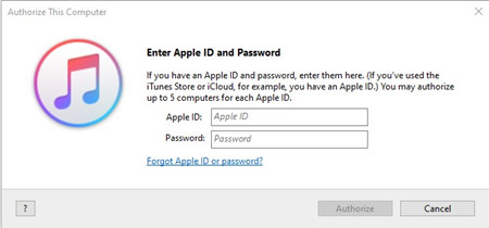 itunes authorize computer