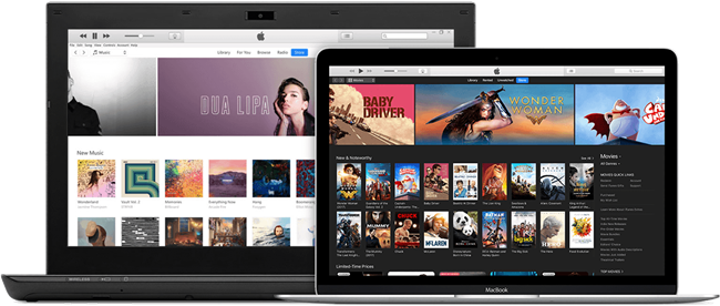 itunes home page