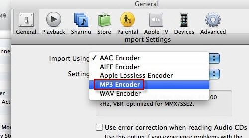 convert m4a to mp3 with itunes