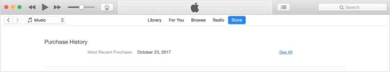 view itunes purchase on pc