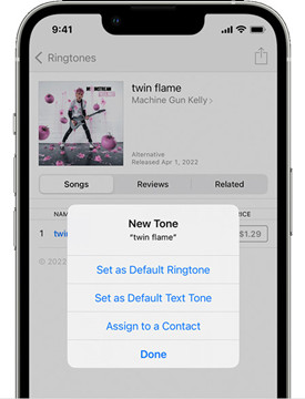 itunes ringtone new tone