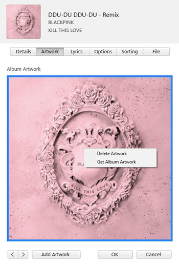 itunes song info artwork get album artwork