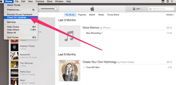 update itunes on mac