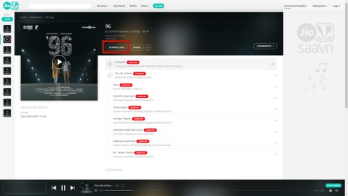 jiosaavn click download