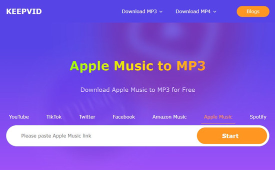 KeepVid Apple Music to MP3 Converter