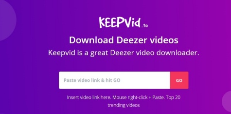 keepvid.to deezer mp3 downloader