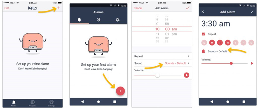 kello alarm clock for spotify