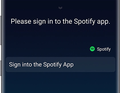 link bixby to spotify