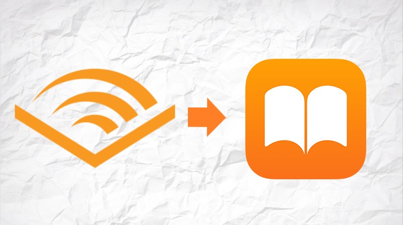 listen audible with apple books