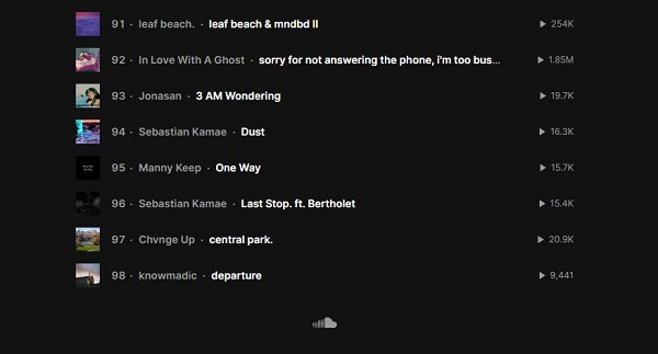 load-soundcloud songs manually
