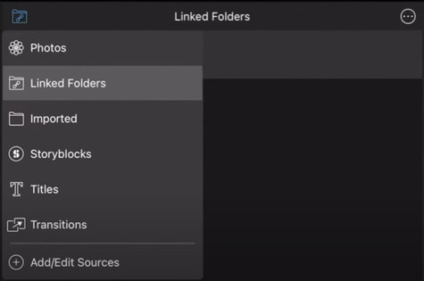 lumafusion menu