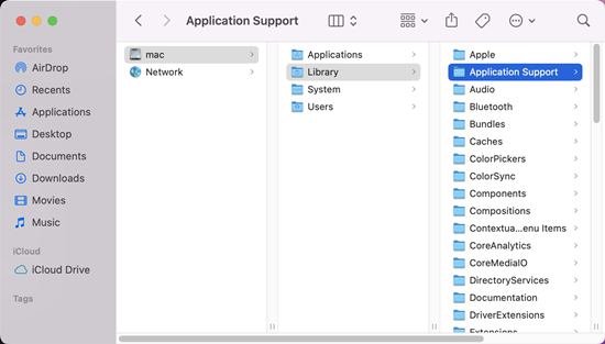 mac application support