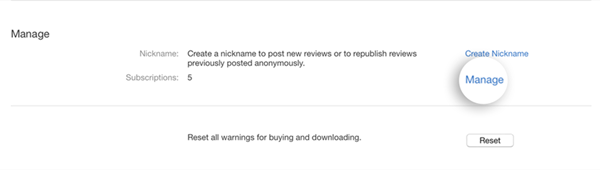 man manage subscription