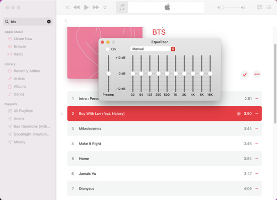 mac music equalizer