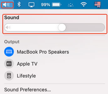 mac volume control