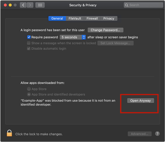 macos system preference security 2