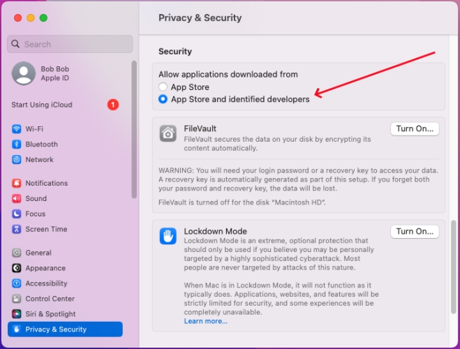 macos system preference security 5