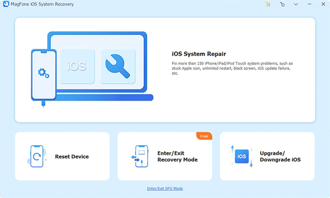 magfone ios system recovery interface