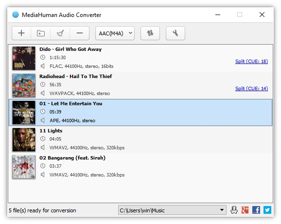 mediahuman audio converter