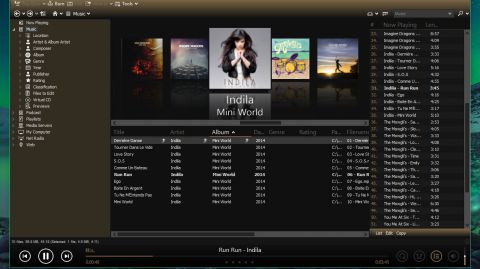 mediamonkey main screen