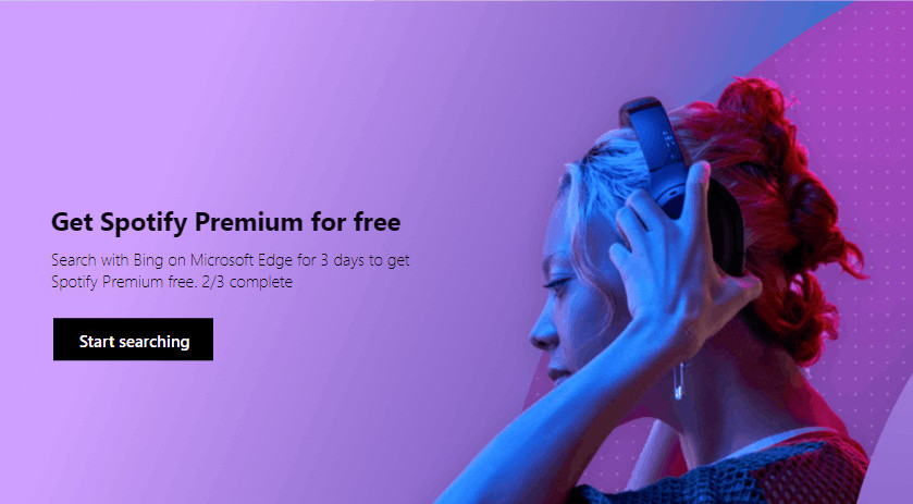 microsoft rewards spotify premium