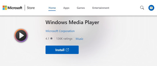 microsort store windows media player