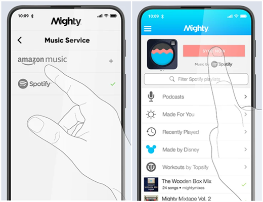Mighty - Play Your Spotify and Music Without A Phone
