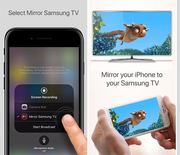 mirror itunes movies from iphone to samsung smart tv