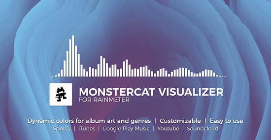 monstercat visualizer interface