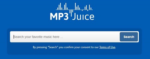 mp3 juice interface