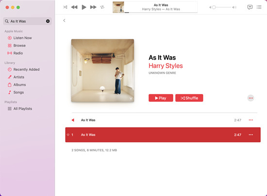 music app created aac version mac