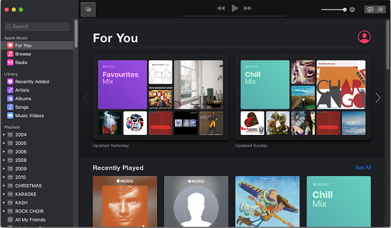 open music app on mac