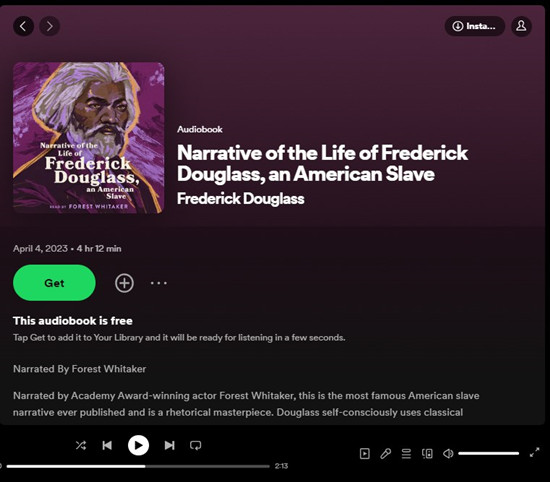 narratve of the life of frederick douglass an american slave