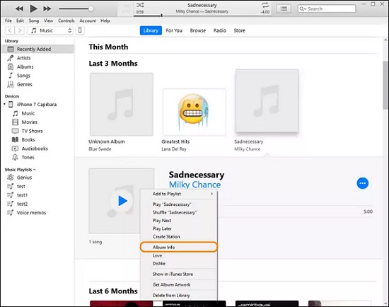 change apple music playlist cover on pc