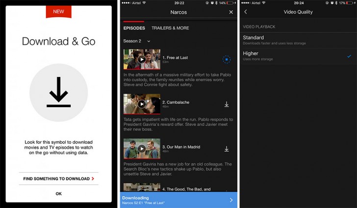 netflix download & go