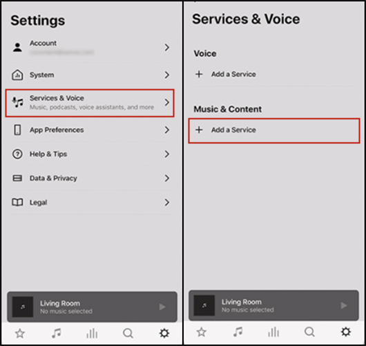 Sonos play music on sales phone
