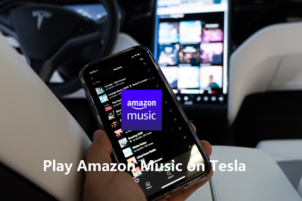 play amazon music on tesla