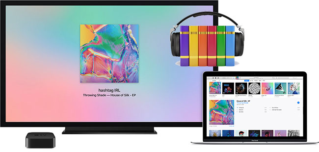 play audiobook on apple tv