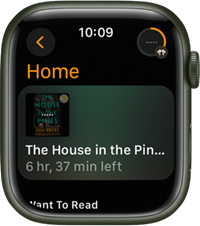 play audiobooks stored on apple watch
