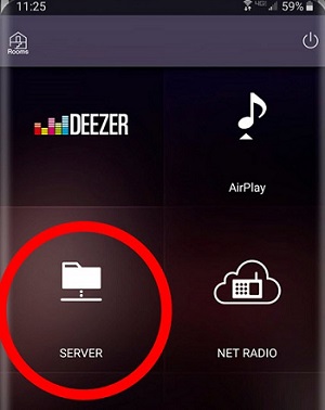 play local audio on musiccast