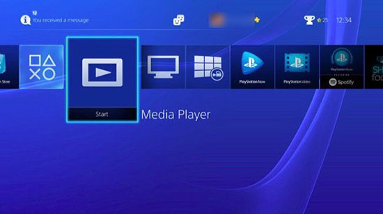 play spotify music on ps4
