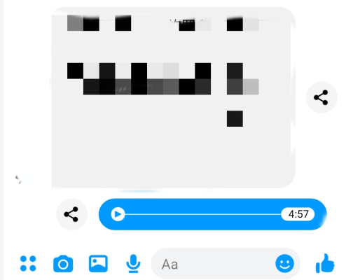 play spotify on messenger