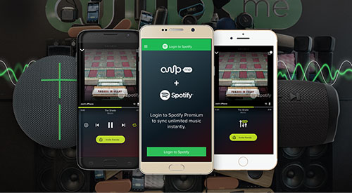 play spotify on multiple devices ampme
