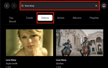 play tidal music videos pc