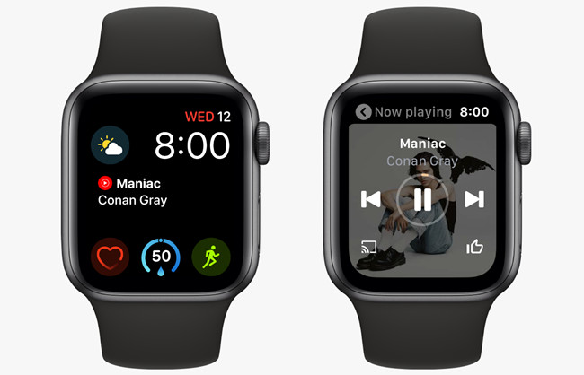 youtube music on apple watch