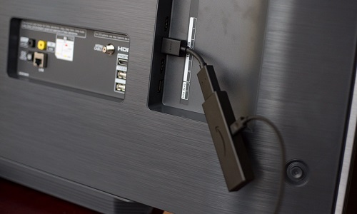 plug fire tv stick to samsung tv hdmi port