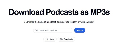 podcast to mp3 downloader