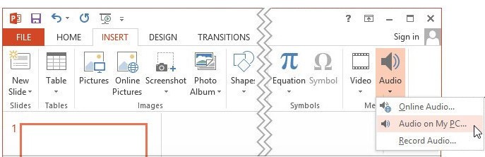 add music to powerpoint