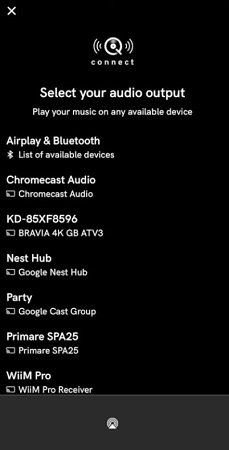 qobuz chromecast