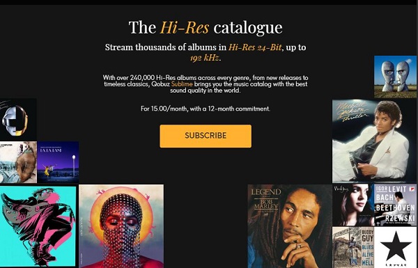 qobuz hi res catalog